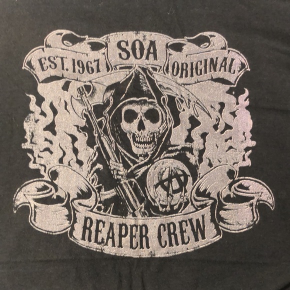 Sons of Anarchy original Reaper Cree t shirt - Picture 2 of 4